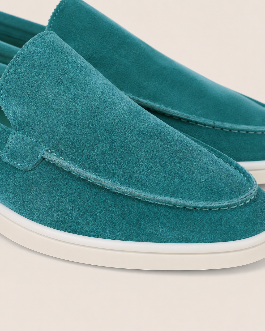 Moreno Suede Loafer Turquoise – Positano Life