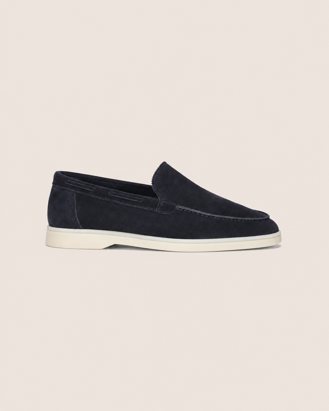 Moreno Suede Loafer Navy – Positano Life