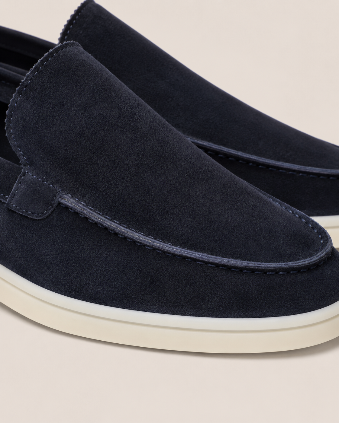 Moreno Suede Loafer Navy – Positano Life