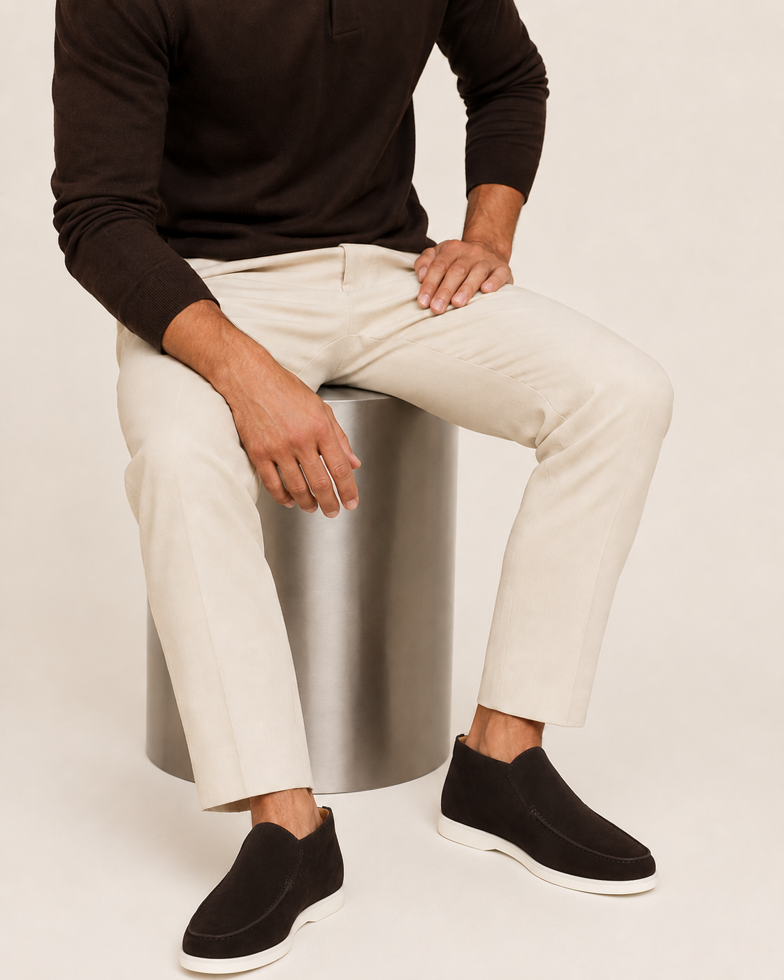 Moreno Suede City Loafer Dark Coffee – Positano Life