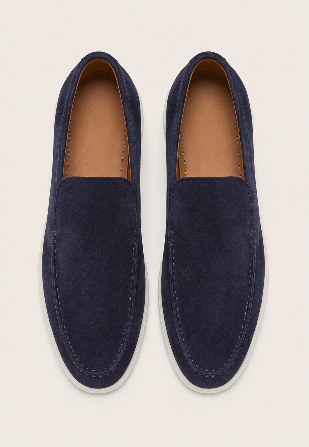 Moreno Suede City Loafer Navy – Positano Life
