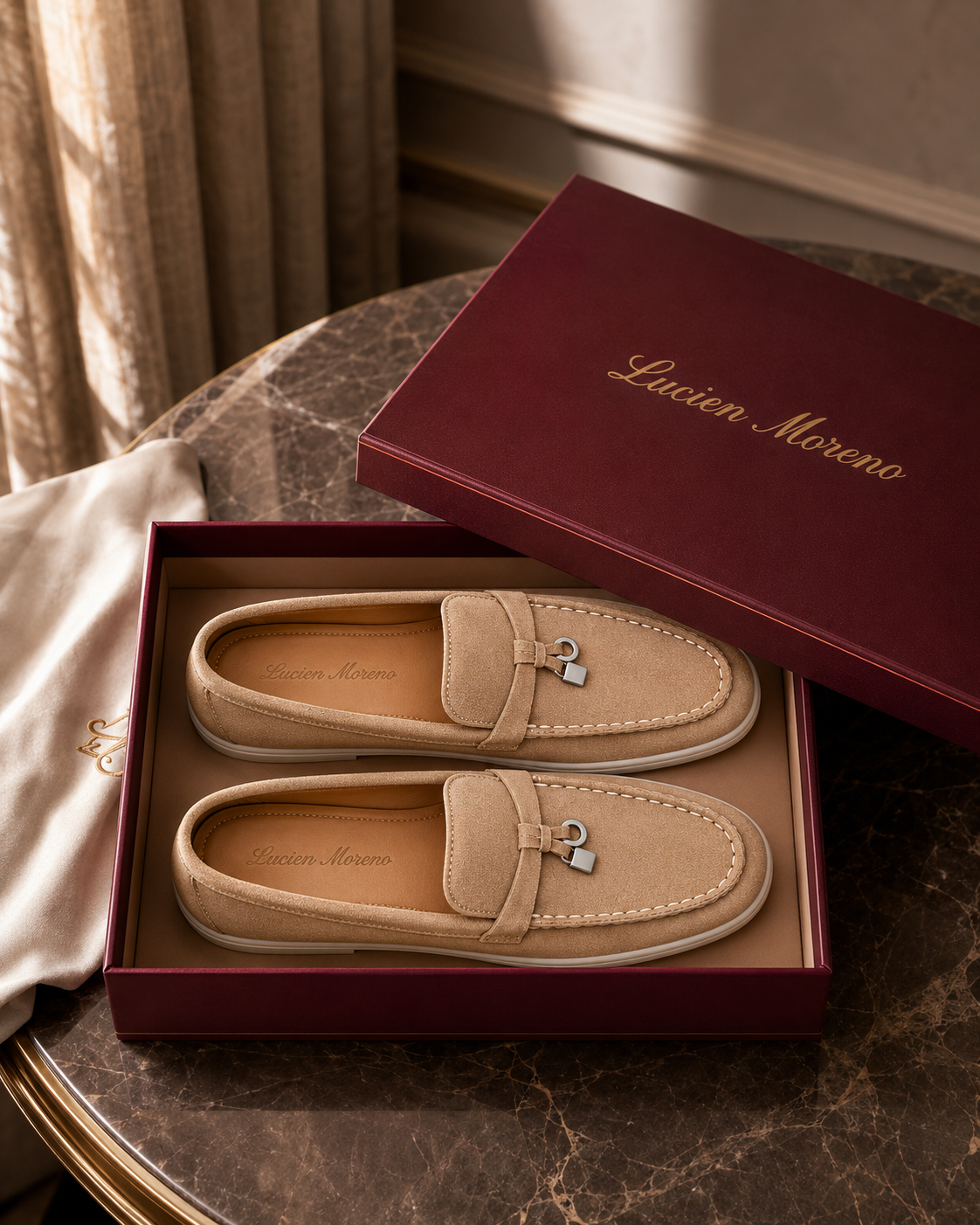 Lady Caramel Buckle Loafer – Positano Life