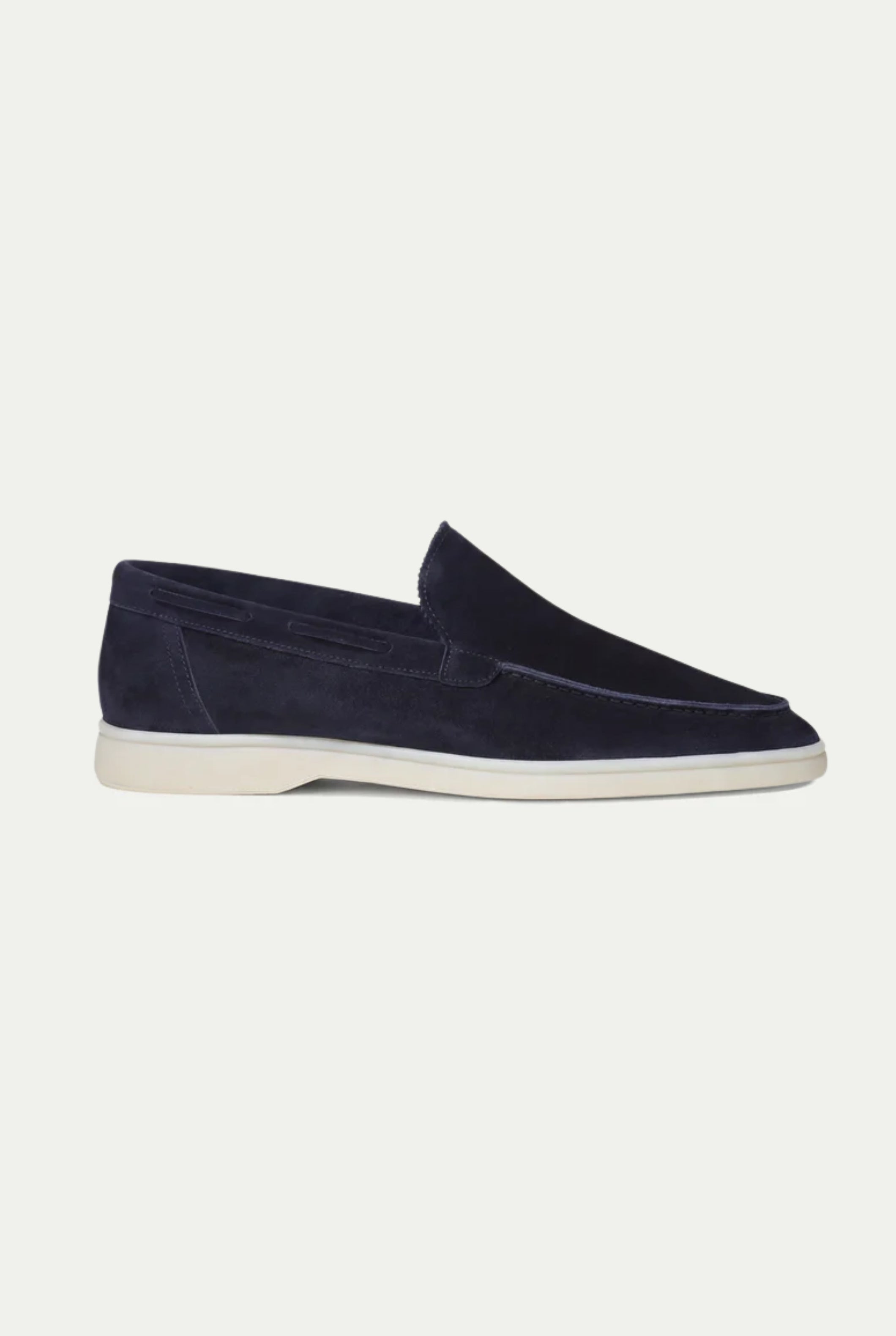 Moreno Classic Suede Loafer Navy – Positano Life