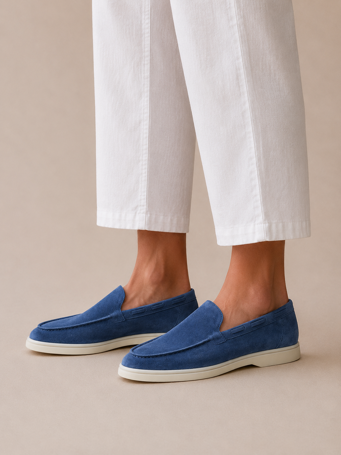 Lady Royal Blue Yacht Loafer – Positano Life