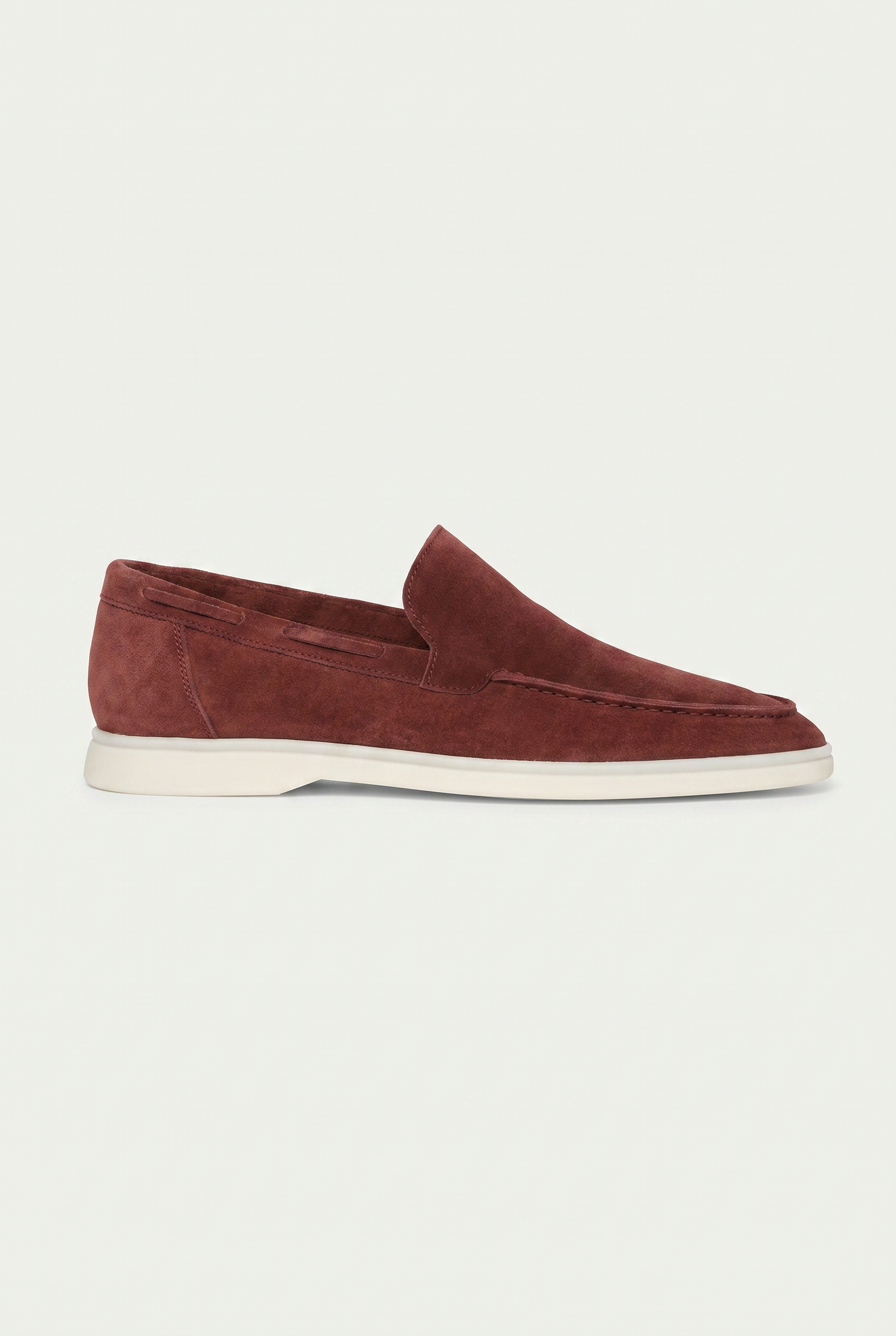 Moreno Classic Suede Loafer Burgundy – Positano Life