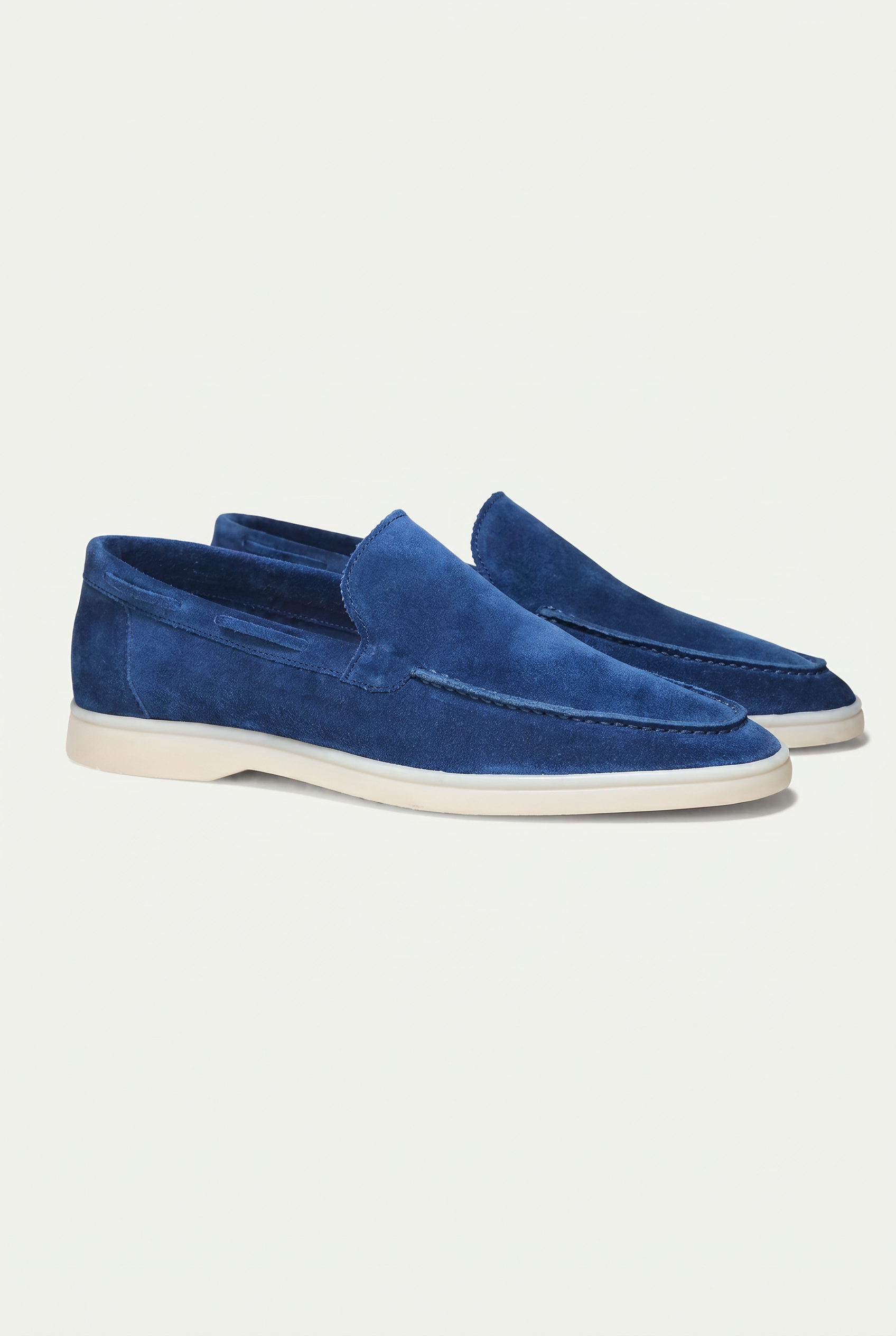 Moreno Classic Suede Loafer Royal Blue – Positano Life