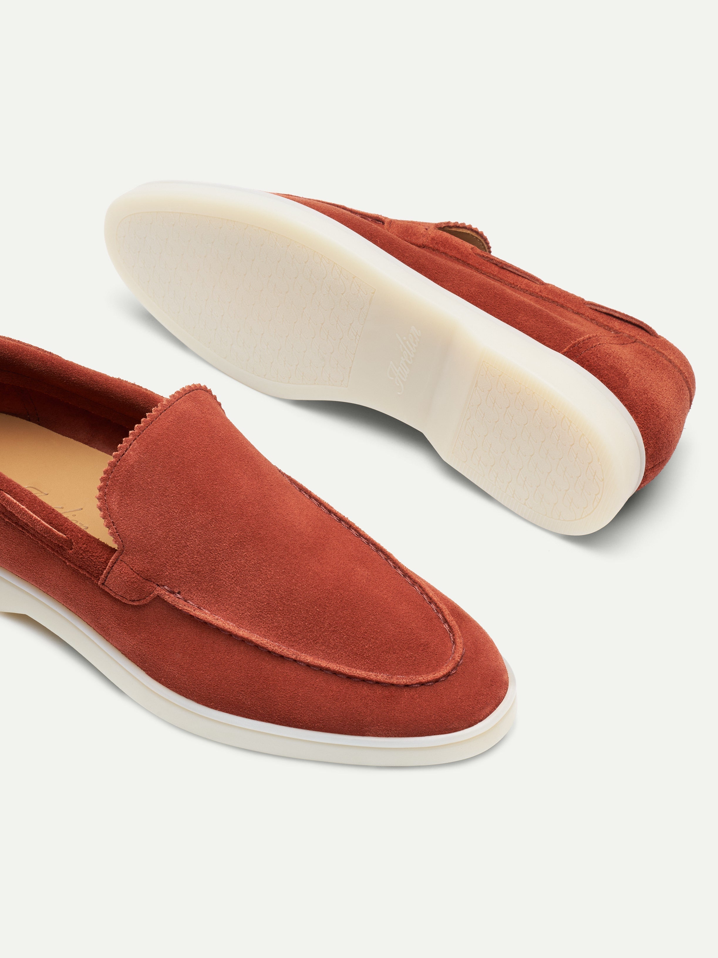 Lady Dusty Orange Yacht Loafers – Positano Life