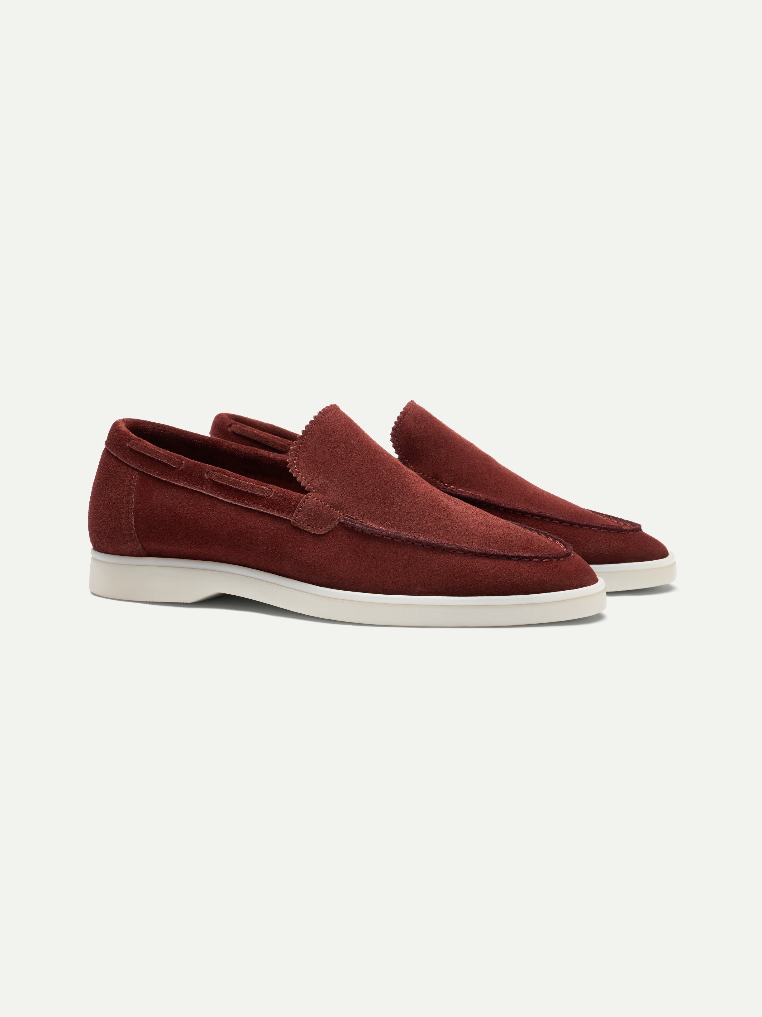 Lady Maroon Yacht Loafers – Positano Life