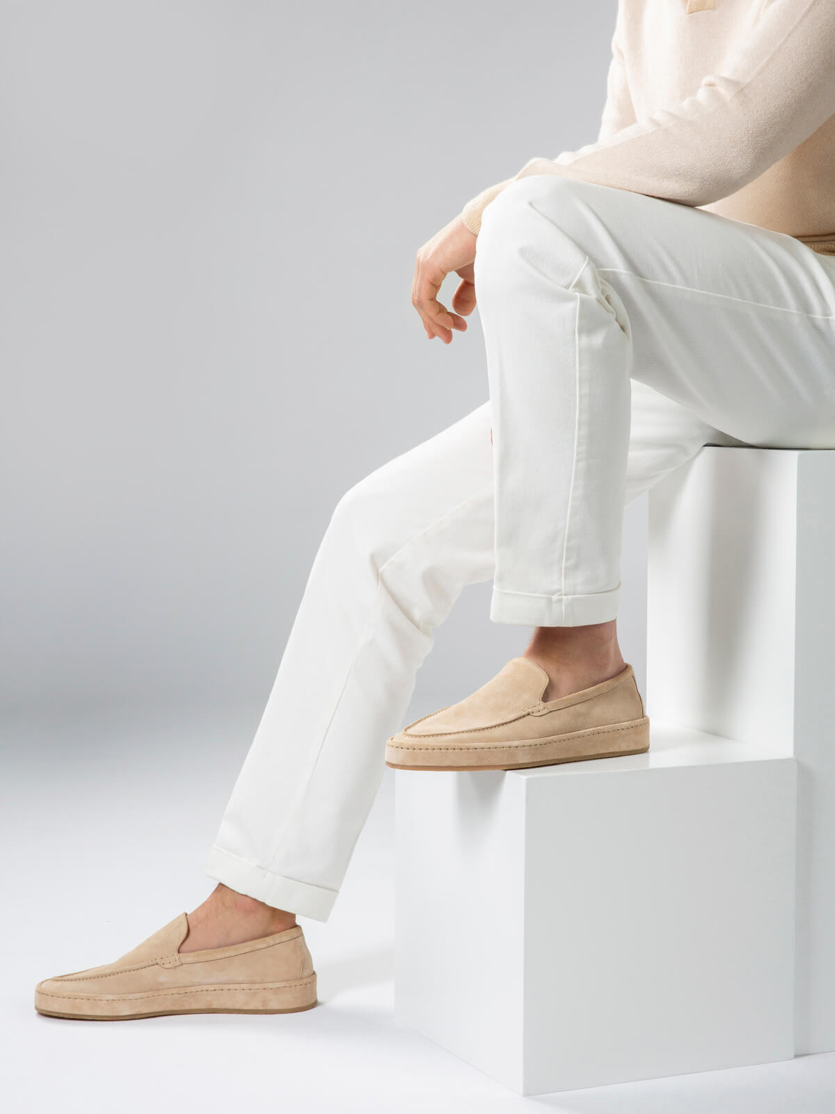 Light Beige Voyager Loafer – Positano Life