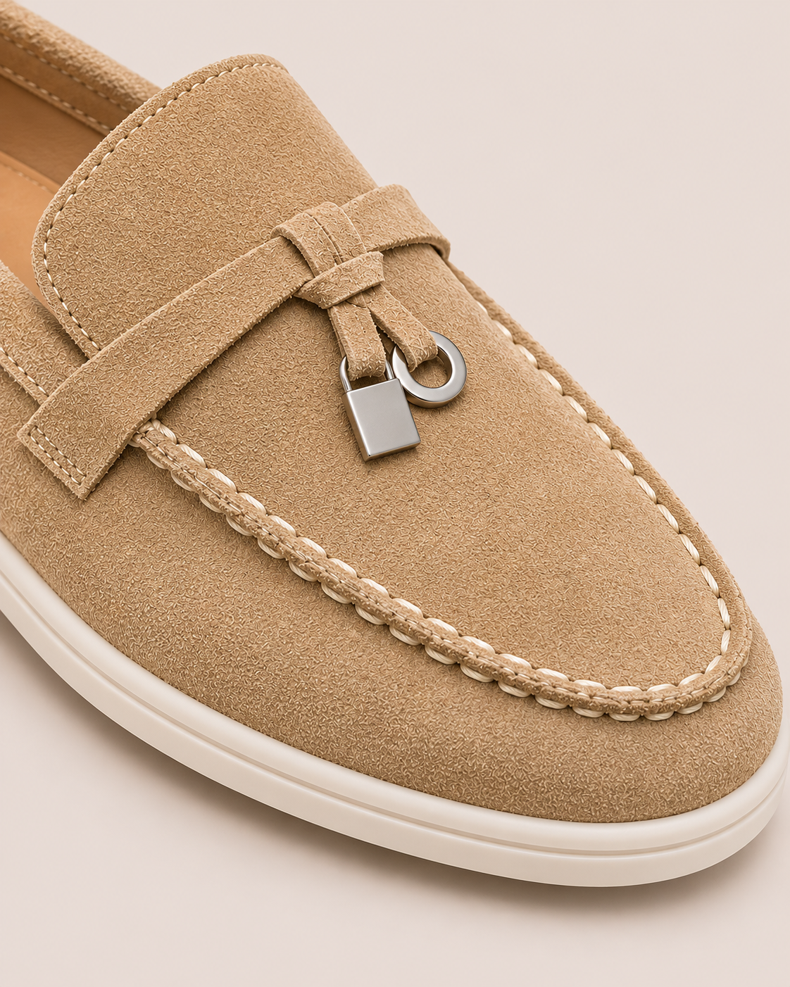 Lady Caramel Buckle Loafer – Positano Life