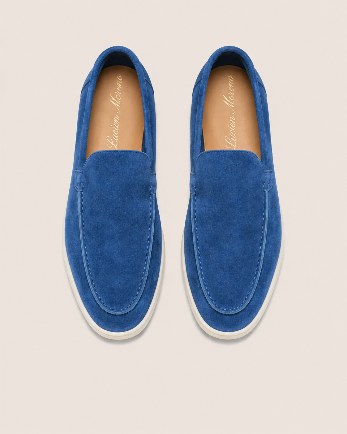 Moreno Suede Loafer Royal Blue – Positano Life