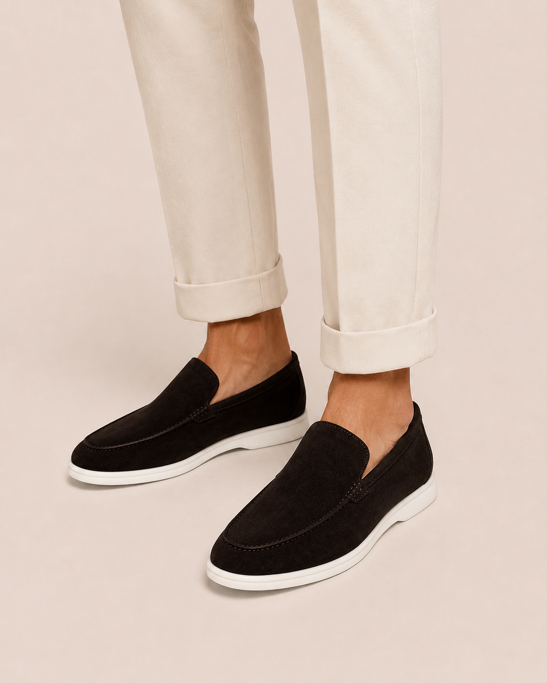 Dark Brown Cowhide Slip-On Loafers – Positano Life