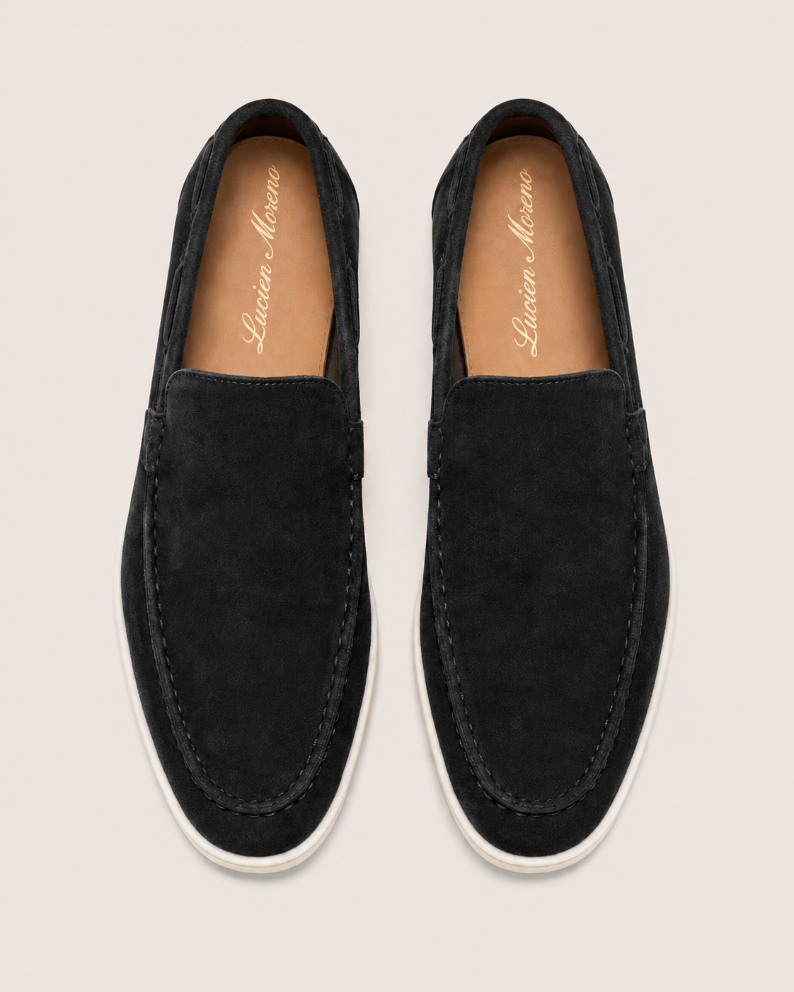 Moreno Suede Loafer Black – Positano Life