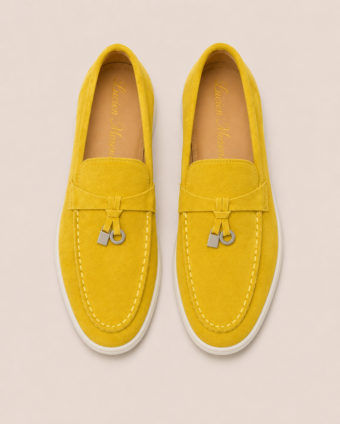 Lady Goose Yellow Buckle Loafer – Positano Life