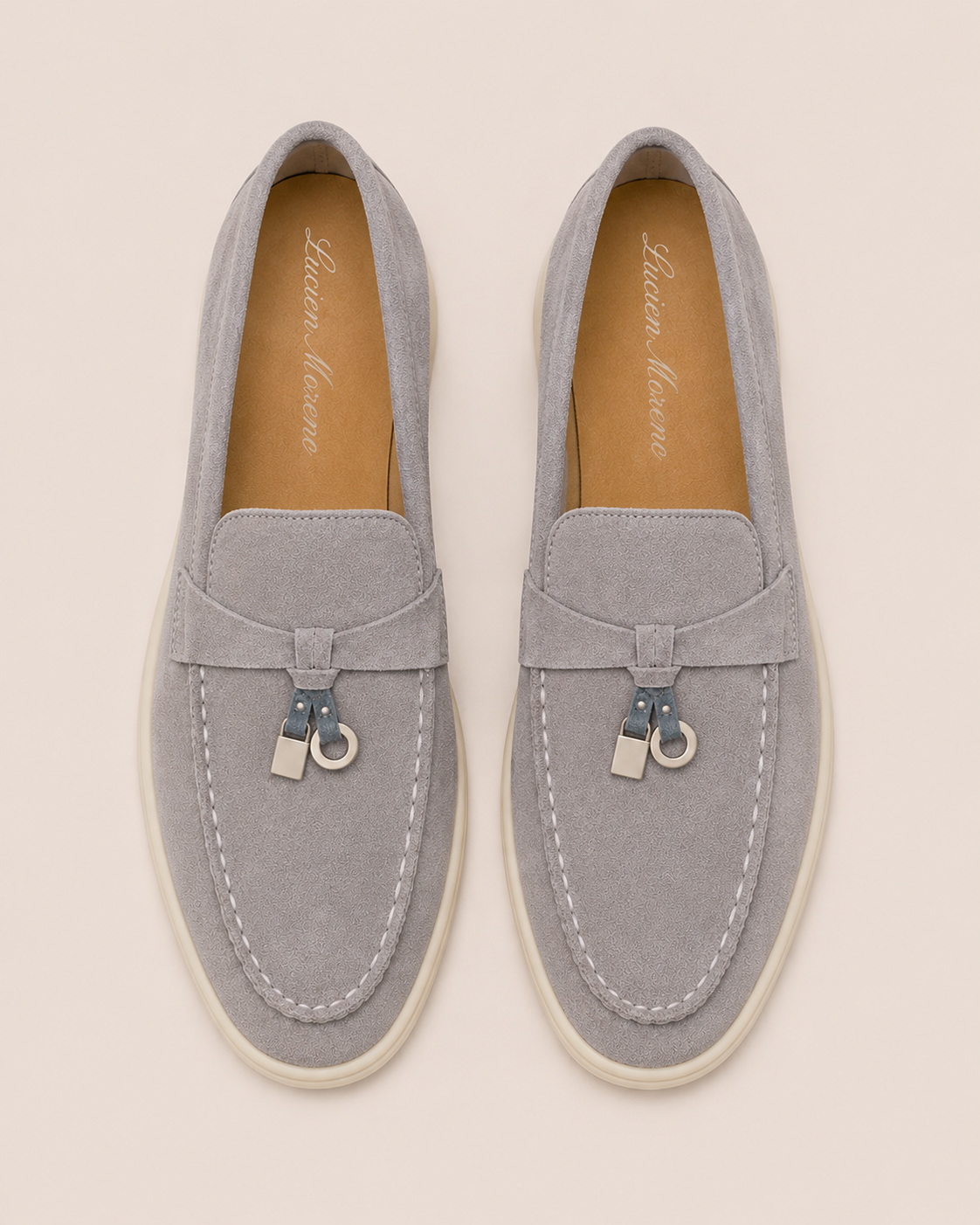 Lady Gray Buckle Loafer – Positano Life