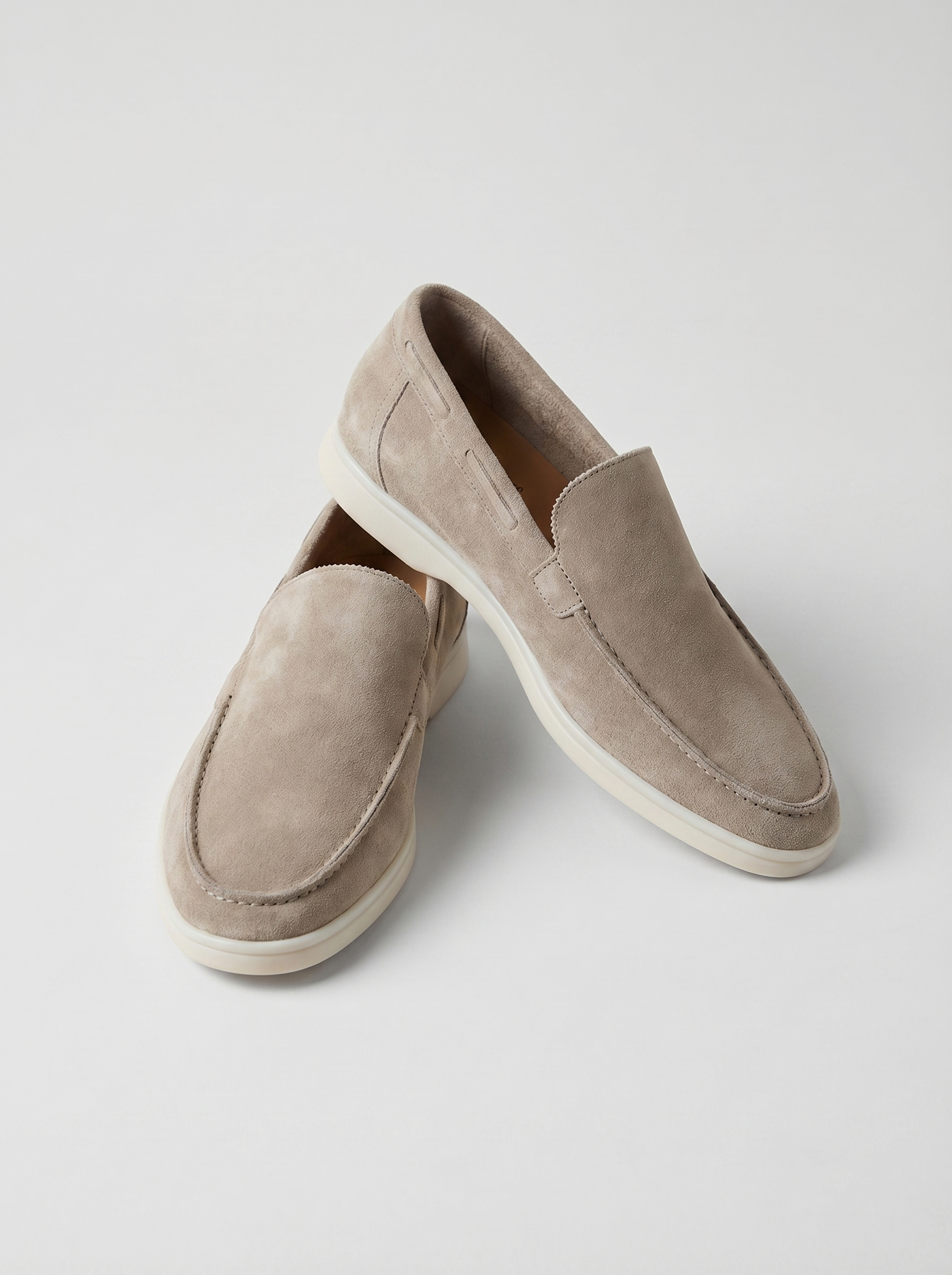 Light Grey Yacht Loafers – Positano Life
