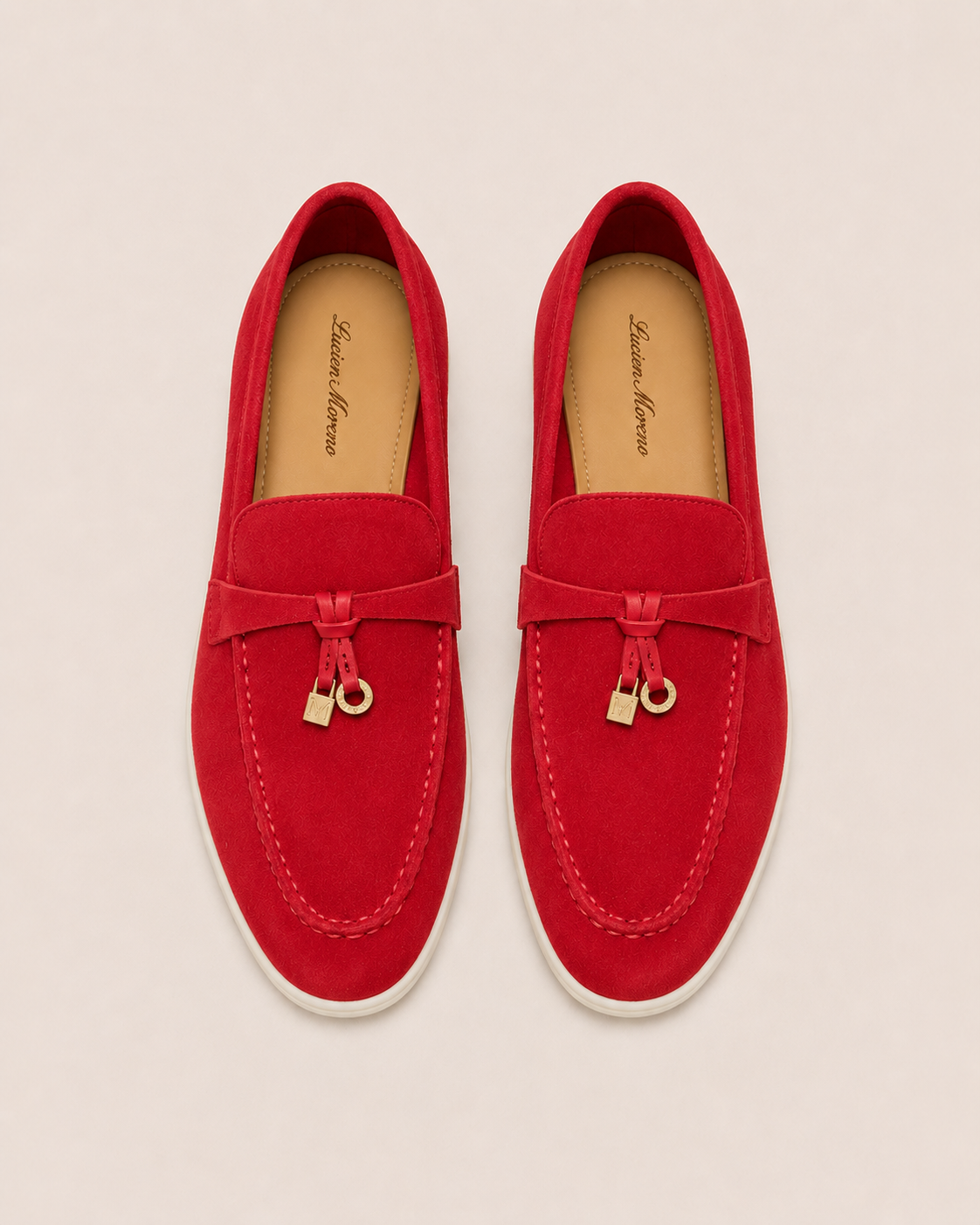 Lady Wine Red Buckle Loafer – Positano Life